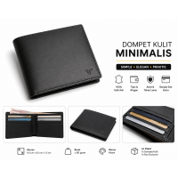 Dompet Kulit Minimalis Premium Pria